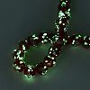 Handmade Luminous Lampwork Beads Strands LAMP-N037-01B-2