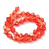Natural Red Agate Beads Strands G-C267-B12-3