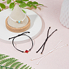 30Pcs 2 Colors Waxed Polyester Braided Cord Bracelet Making AJEW-DC00007-5