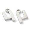 Non-Tarnish 304 Stainless Steel Charms STAS-G244-01M-2