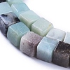 Natural Flower Amazonite Beads Strands G-D0020-06A-3