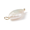 Natural Keshi Pearl Pendants X-PALLOY-JF01932-5