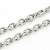 304 Stainless Steel Necklaces NJEW-F027-40-3.5mm-2