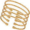 5Pcs Zinc Alloy Open Cuff Bangles BJEW-SC0001-70-1