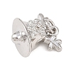 Brass Micro Pave Cubic Zirconia Pendants KK-G544-44P-2