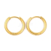 Ion Plating(IP) Round Ring 304 Stainless Steel Hoop Earrings for Women EJEW-G388-02C-G-1