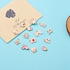 Alloy Enamel Pendants ENAM-YW0001-20-5