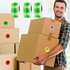 500Pcs Paper Adhesive Label Stickers STIC-WH20010-25C-6