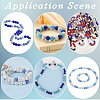 40Pcs 10 Colors Resin Rhinestone Beads RESI-PA0001-26A-7