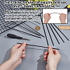 10Pcs Carbon Fiber Bars AJEW-OC0014-94-3
