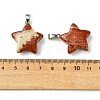 Natural Red Jasper Pendants GG-K002-10M-3