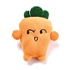 Lovely Carrot Non Woven Fabric Brooch JEWB-B003-03-1