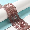 Natural Strawberry Quartz Beads Strands G-C109-A04-01-2