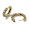 Rack Plating Brass Micro Pave Cubic Zirconia Hoop Earrings EJEW-R162-38G-2