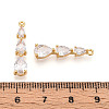 Brass Micro Pave Cubic Zirconia Pendants KK-N261-118C-G-3