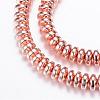 Electroplate Non-magnetic Synthetic Hematite Bead Strands G-Q465-20RG-1