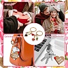 Valentine's Day Alloy Rhinestone Keychain KEYC-YW00184-6
