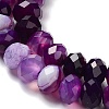 Natural Banded Agate/Striped Agate Beads Strands G-E605-A02-01D-4