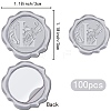 CRASPIRE Adhesive Wax Seal Stickers DIY-CP0009-53B-03-2