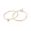 Ion Plating(IP) 316L Surgical Stainless Steel Hoop Earring Findings LS-STAS-D164-03G-4