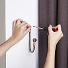 Zinc Alloy U Shape Hook Hangers Curtain SW-TAC0002-07F-6