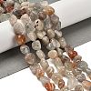 Natural Arusha Sunstone Beads Strands G-P497-01E-43-2