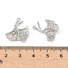 Brass Micro Pave Cubic Zirconia Pendants LS-KK-L260-16P-3