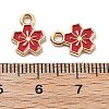 Alloy Enamel Charms ENAM-S022-01E-3