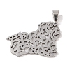 Non-Tarnish 201 Stainless Steel Pendants STAS-A094-25P-1