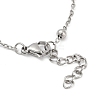 304 Stainless Steel Satellite Chains Bracelet for Women BJEW-E111-08P-A-2