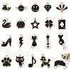 40Pcs 20 Styles Alloy Enamel Charms ENAM-FS0003-38B-2