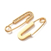 304 Stainless Steel Rhinestone Safety Pin SA-CBAE39F-03G-B-2