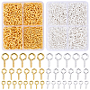 600Pcs Iron Screw Eye Pin Peg Bails IFIN-YW0003-80-2