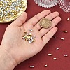 800Pcs 4 Styles Plating Eco-Friendly Plastic Beads KY-YW0002-34-3