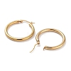 Ring 304 Stainless Steel Hoop Earrings for Women Men EJEW-B049-01C-G-2