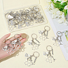 20Pcs Alloy Chemistry Theme Keychains KEYC-SC00037-3