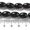 Natural Black Jasper Beads Strands G-B106-B17-01-5