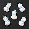 Christmas Opaque Resin Pendants LS-RESI-G043-A02-1
