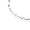 304 Stainless Steel Plain Bangles For Women BJEW-N033-03P-3