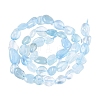 Natural Aquamarine Beads Strands LS-G-R445-8x10-36-3