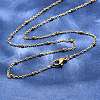 304 Stainless Steel Cable Chain Necklaces LS-NJEW-P147-06G-1