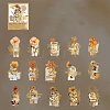 30Pcs 6 Styles PET Waterproof Self-Adhesive Decorative Stickers PW-WG84005-04-1