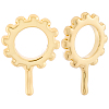 20Pcs Brass Micro Pave Cubic Zirconia Peg Bails KK-BBC0020-31G-1