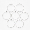 304 Stainless Steel Hoop Earring Findings STAS-T047-17-2