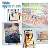 Foldable Wood Triangle Easel WOOD-WH0034-52B-6