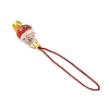 Handmade Printed Porcelain Beads Pendant Decorations HJEW-JM04047-5