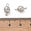 Brass Magnetic Clasp with Loop KK-CBA5585-10P-2