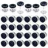40Pcs 4-Hole Resin Button Lapel Pin Backs BUTT-NB0002-13C-1
