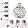 304 Stainless Steel Pendant Rhinestone Settings STAS-I310-21P-3