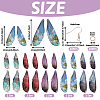 DIY Wing Dangle Earring Making Kit DIY-TA0005-44-3